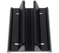 Veemoon Supporto Verticale Rialzo Fisso Nero 3 in 1 in ABS per Laptop e Tablet per Scrivania Portatile per Uso Home e Dorm