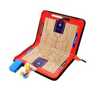 Veemoon Tabellone da Basket Magnetico in Pvc Portatile, Lavagna Tattica per Allenatori Superficie Liscia, Leggero e Resistente per Strategie e Formazione Squadra