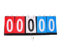 Veemoon Tabellone Segnapunti Portatile Flip per Basket, Calcio e Badminton, Tabellone Segnapunti Leggero e Resistente per Eventi Sportivi Numeri Chiari e Bordi Lisci, Accessorio