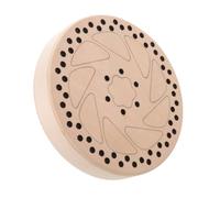 Veemoon Tamburo a percussione in legno, strumento musicale portatile in | Tamburo spirituale per yoga e meditazione, strumento musicale portatile da viaggio, offre un suono organico, ideale per