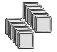 Veemoon Tampone per Timbri Vuoto 15 Pezzi 3x3 Cm in Spugna e Plastica per Diy, per Impronte Digitali e Scrapbooking, Adatto a Legno e Quaderni