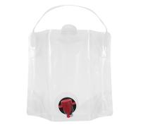 Veemoon Tanica Pieghevole per Acqua 3.5l in PE con Rubinetto per Campeggio e Emergenza, Borsa per Acqua Portatile e Resistente per Auto e attività Outdoor