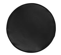 Veemoon Tappetino Antifuoco Circolare da Esterno in Silicone Nero 20 | Protezione Termica e Isolamento Ignifugo, Facile da Pulire, per Deck e Area All'aperto