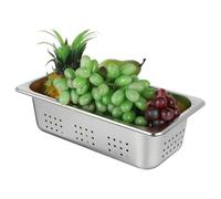 Veemoon Teglia in Acciaio Inossidabile Spessa per Buffet Perforazioni, Resistente e Versatile, per Ristoranti, Hotel e Mense Professionali