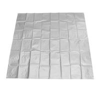 Veemoon Telone per Esterni 2X2 M in PE Resistente Telo Ombreggiante Antipioggia Anelli Metallici Copertura Protettiva per Campeggio Balcone e Attrezzature Outdoor