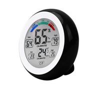 Veemoon Termometro Igrometro Digitale Multi-funzione con Display Touchscreen Alta Precisione per Interni Montaggio Parete o Tavolo per Casa e Ufficio