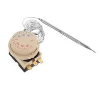 Veemoon Termostato per Frigorifero Regolabile da 35 a +35°c Manopola, Interruttore di Controllo Temperatura in Plastica e Acciaio Inox, per Uso Domestico, Commerciale e Industriale