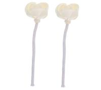 Veemoon Testa Di Fiore Diffusore in Corda Di Cotone 2 Pezzi, Accessorio Decorativo Per Olio Essenziale, Profumatore Per Casa, Ufficio e Auto Senza Fuoco