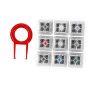 Veemoon Tester Meccanico Portatile Per Interruttori Tastiera Strumento Base Acrilico Per Keycap Cherry Assi Utile Per Scegliere Tasto e Decorare Desktop