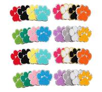 Veemoon Toppe Termoadesive Ricamate a Forma di Zampa 32 Pezzi, Applicazioni Adesive per Abbigliamento Fai da Te, Decorazioni per Jeans, Borse e Cappelli, Patch Animali Resistenti