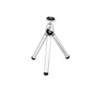 Veemoon Treppiede Rotante Per Smartphone Supporto Per Fotocamera Leggero e Portatile Argento Compatibile Con Telefoni Da Estensione Per Video e Foto Gradi