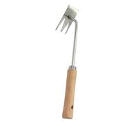 Veemoon Utensile per Diserbo Manuale in Acciaio Resistente Manico in Legno Ergonomico Sarchiatore Multifunzione per Rimozione Erbacce Profonde e Radici Strumento da Giardinaggio per