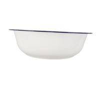Veemoon Vasca Per Pediluvio Smaltata Retro 30cm Lavabo Per Lavaggio Piedi Secchio Per Pedicure Ciotola Per Spa Design Vintage Bordo Blu