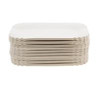 Veemoon Vassoio per Torte di Carta Rettangolare Usa e Getta Set da 100 Piatti Resistenti per Cupcake e Dessert Alzata Decorativa per Dolci per Feste e Buffet