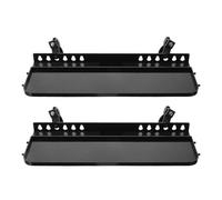 Veemoon Vassoio Portaoggetti per Cavalletto Triangolare Pieghevole in Metallo Set da 2 Pezzi Supporto Portatile per Pittura e Schizzi Organizer Rimovibile per Artisti in Viaggio e