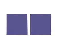 Veemoon Vetrino Blu Cobalto 2 Pezzi 5X5 CM per Esercizi Chimica e Esperimento Laboratorio Vetrini Portaoggetti Trasparenti Colorati per Casi Pratici