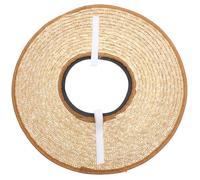 Veemoon Visiera Parasole in Paglia per Casco da Lavoro, Cappello da Cantiere Protezione UV a Larga Falda, Traspirante e Leggero, Accessorio per Elmetto Protettivo Uso Esterno