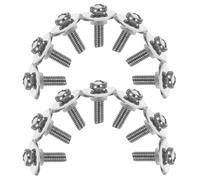 Veemoon Vite per coperchio pentola con guarnizione M5, set da 40 in silicone e acciaio inox per pentole e utensili da cucina, per applicazione versatile