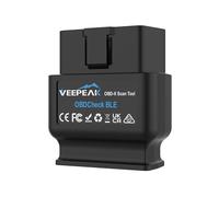 Veepeak OBDCheck BLE, Scanner OBD II/EOBD Bluetooth per Auto, Lettore Codici Spia Motore, Strumento Diagnostico Wireless per iOS e Android