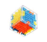 Veesper Cubo 3D Puzzle Labirinto Giocattolo Gioco Manuale con Palline rotolanti Equilibrio Sfida Fidget per Bambini Allenamento cerebrale Viaggi Antistress Gioco Divertente Sviluppo abilità