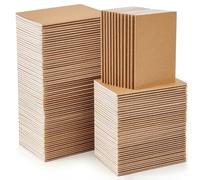 VEESUN 100 Pack Quaderni A5 Pagine Bianche: Taccuini per Scuola Ufficio e Viaggio Blocco Note Multifunzionale con Copertina Kraft,Regalo di Cartoleria per Back to School Studenti e Adulti