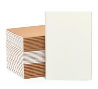 VEESUN 30 Pack Quaderni A5 Pagine Bianche: Taccuini per Scuola Ufficio e Viaggio Blocco Note Multifunzionale con Copertina Kraft,Regalo di Cartoleria per Back to School Studenti e Adulti