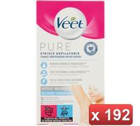 VEET 192 PEZZI - PURE STRISCE ASCELLE PZ.16 IN 12 CONFEZIONI cura casa e persona