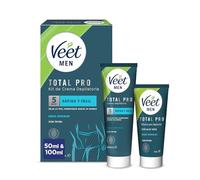 VEET Crema Depilatoria Íntima Hombre 100ml + Bálsamo Post-Depilación 50ml