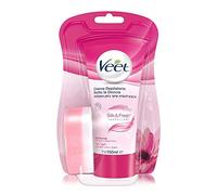 Veet Silk & Fresh Tecnology Crema Depilatoria Sotto la Doccia Pelli Normali 150 ml + Spugna