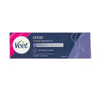 Veet Expert Crema Depilatoria Bikini & Ascelle per Pelli Normali e Sensibili 100 ml