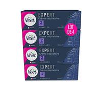 VEET Expert - Crema depilatoria per ascelle con cupola applicatore, agisce in 2 minuti, confezione da 4 x 100 ml