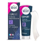 VEET Expert - Crema depilatoria per capelli ostinati - Corpo e gambe - Agisce in 2 minuti - 100 ml