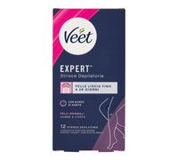 Veet Expert Strisce Corpo e Gambe Pelli Normali, 12 strisce