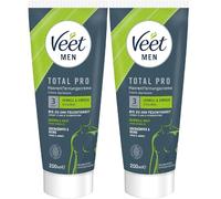 Veet For Men Crema Depilatoria Silk E Fresh Technology Pelli Normali 200 Ml (confezione da 2)