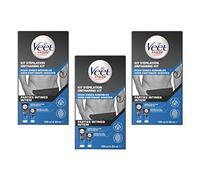 VEET FOR MEN - Set di 3 kit di depilazione parti intime, 3 creme depilatorie 100 ml e 3 balsami per la cura 50 ml, zone sensibili