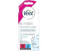 Veet Minima strisce depilatorie con cera per il viso 20 pz