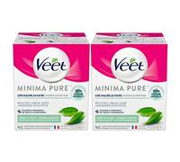 Veet Minima Zucchero Cera - 100% Ingredienti di origine naturale per una morbidezza duratura - Tè verde (2 pezzi)