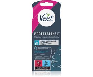 Veet Professional strisce depilatorie con cera per il viso per pelli sensibili 40 pz