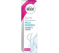 Veet Crema Depilatoria Silk & Fresh Technology per Pelli Sensibili - Tubetto da 200ml