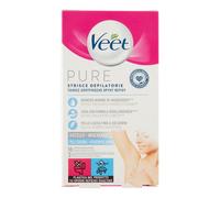 Veet Strisce Depilatorie Ipoallergeniche Ascelle 16 pezzi - Strisce Depilatorie