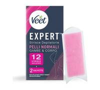 Veet VEET Expert - 12 Strisce Depilatorie Corpo Per Pelli Normali