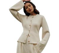 Veeteah Maglione da donna | Cardigan allentato con maniche a campana sottili | Capispalla a maniche lunghe cappotto leggero da donna per la primavera, la vita quotidiana e il freddo