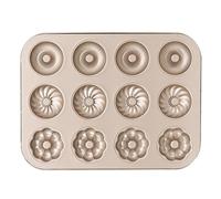 Veeteah Stampo Per La Cottura Delle Ciambelle In Forno | Utensile Da Forno Antiaderente Per Dolci - Teglia Per Ciambelle Con Il Foro,Per La Preparazione Della Colazione, La Realizzazione Di Dessert E