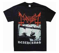 VEETHI Mayhem Deathcrush Men T Shirt Metal Band Tee Size L