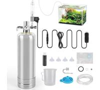 VeftBltrem Impianto di CO2 da 2 l set completo per acquario generatore di CO2 in