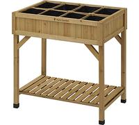 Veg Trug RHP6002N, Vasca e Superficie di Appoggio per Giardino, 80 x 78 x 58 cm