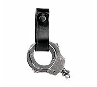 VEGA HOLSTER 1P27 PORTA MANETTE AL LACCIO IN PELLE NERA CON BOTTONI DI CHIUSURA