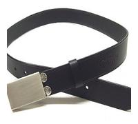 VEGA HOLSTER 1V69 CINTURONE IN PELLE NERO BIANCO H 4 CM USO PS CC GDF GPG