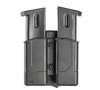 VEGA HOLSTER Porta Caricatore Doppio 8dmh03, Porta Caricatore Rotante Nero, Porta Caricatore polimero, 8DMH03