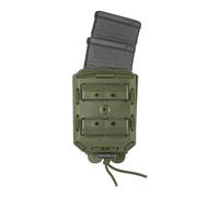 VEGA HOLSTER Porta Caricatore Vega Doppio per 5/56 in polimero Linea Bungy 8BL04 Verde